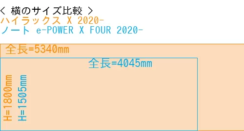 #ハイラックス X 2020- + ノート e-POWER X FOUR 2020-